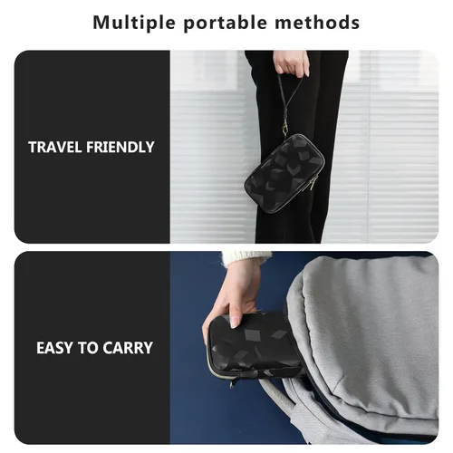 Vista 6 de Supmay Funda rígida de viaje para My Arcade Tetris Pocket Player Pro, juegos de rompecabezas estratégicos, funda protectora de consola