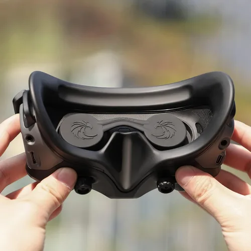 Vista 6 de Cubierta acolchada para lentes DJI 3 y gafas 2, funda protectora de silicona a prueba de polvo compatible con G2 Avata2 / Flip G3 VR accesorios