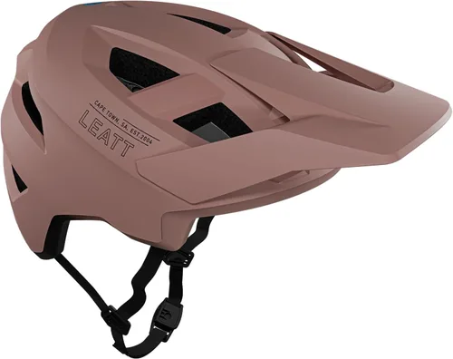 Vista 6 de Leatt Casco MTB AllMtn 2.0 Hebilla magnética Fidlock y visera Blanco crema