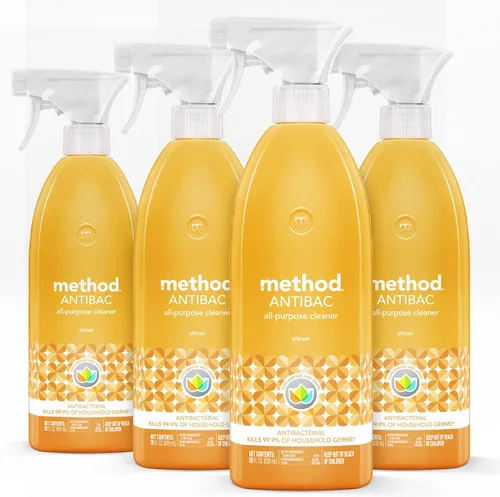 Vista 10 de Method Spray limpiador antibacteriano multiusos, cítrico, mata el 99.9% de los gérmenes domésticos, 28 onzas líquidas