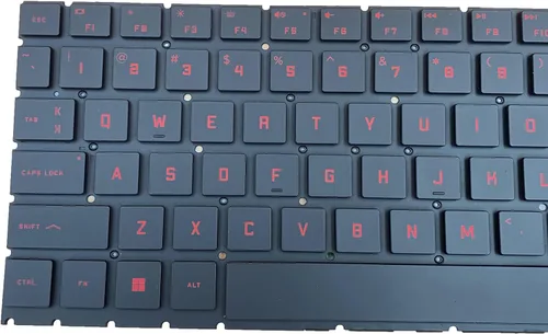 Vista 5 de Teclado retroiluminado rojo para portátil HP OMEN 15 2020 15-EN 15-EK 16-B 16-C 15-EN0010CA 15-EK0019NR 15-EN 15-EN0013DX 15-EN0023DX TPN-Q238