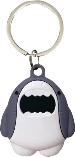Vista 8 de Yatchen Bonita funda de silicona para AirTag 2021 Finder Fun 3D Cartoon Animal Anti Scratch Llavero Tracker Protector Bluetooth (Béisbol, 1 unidad)