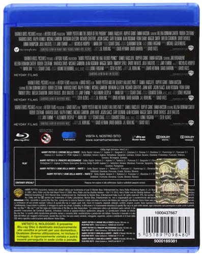 Vista 2 de harry potter - 4 grandi film #02 (4 blu-ray) box set blu_ray Italian Import