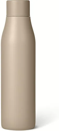 Vista 7 de Amazon Basics Botella de agua aislada de acero inoxidable, a prueba de fugas, de doble pared, de 20 oz., sin BPA, marfil