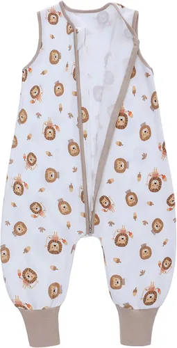 Vista 8 de Miracle Baby Saco de dormir con pies - 0.5 TOG 100% algodón transpirable, diseño sin mangas, saco de dormir para bebé