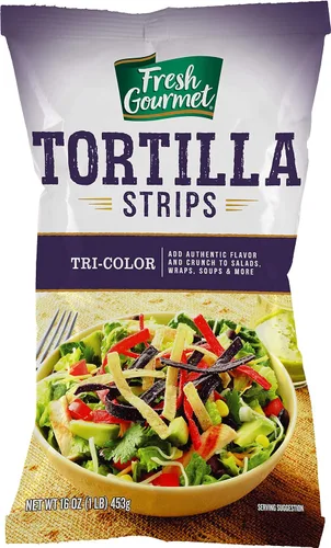 Vista 10 de Fresh Gourmet Asian Fusion Crunch - Bolsa de 3.5 onzas, individual Wonton de ajo y jengibre, cebollas crujientes, almendras en rodajas Ensaladas