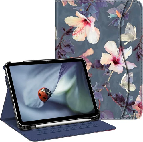 Vista 32 de Fintie Funda tipo libro para iPad (A16) de 11ª generación de 11 pulgadas Negro