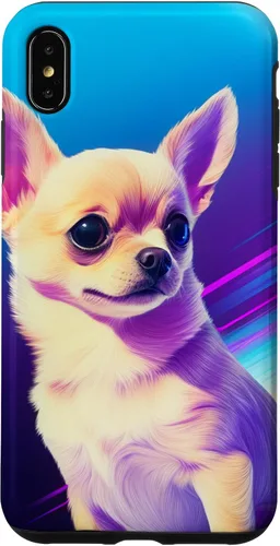 Vista 11 de Chihuahua Dog Retro Rainbow para Chihuahua Dog Lovers Case para iPhone 17