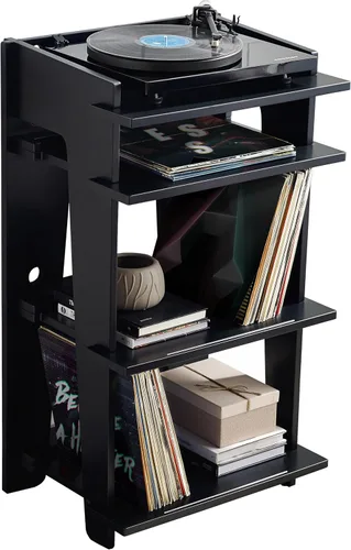 Vista 11 de Crosley Furniture Soho - Soporte para tocadiscos Caoba