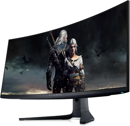 Vista 5 de Dell Alienware 34 QD-OLED QD-OLED Monitor para juegos - 34.18" WQHD (3440x1440) 21:9-165Hz - 0.1ms GTG - 1800R - DCI-P3 99.3% - sRGB 149% - AMD