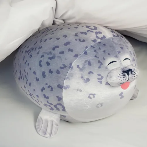 Vista 5 de Pineapple Almohada de Peluche de Foca, Peluche Gigante de Animal de Peluche, Juguetes de Peluche Suaves de Foca de Peluche, Peluches Lindos Jumbo