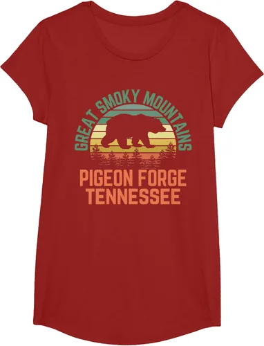 Vista 39 de Camiseta Pigeon Forge Great Smoky Mountains National Park Tennessee, Negro, S