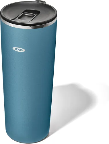 Vista 40 de OXO Strive - Vaso aislado de 24 onzas con tapa deslizante, cobalto oscuro