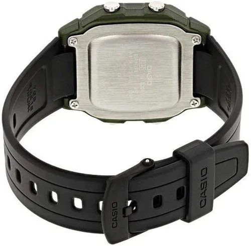 Vista 2 de Casio Original W-800HM-3A Reloj Digital Verde para Hombre 100M WR W-800 Original Nuevo