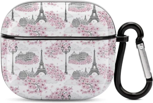 Vista 10 de Linda funda de mariquitas compatible con AirPods 3 con llavero Patrón 304.
