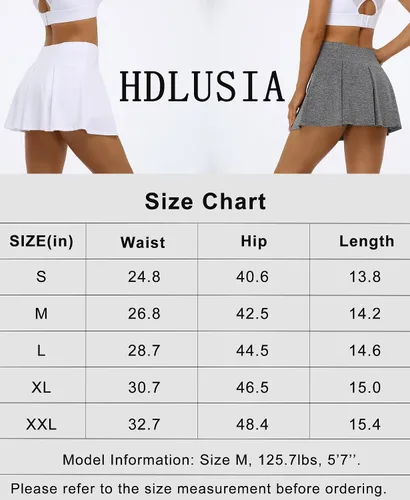 Vista 5 de Falda pantalón ligera de rendimiento activo para mujer, para correr, tenis, golf, entrenamiento, deportes