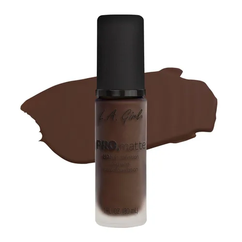 Vista 18 de L.A. Girl PRO.Matte Foundation, Sand GLM678 (Paquete de 2)