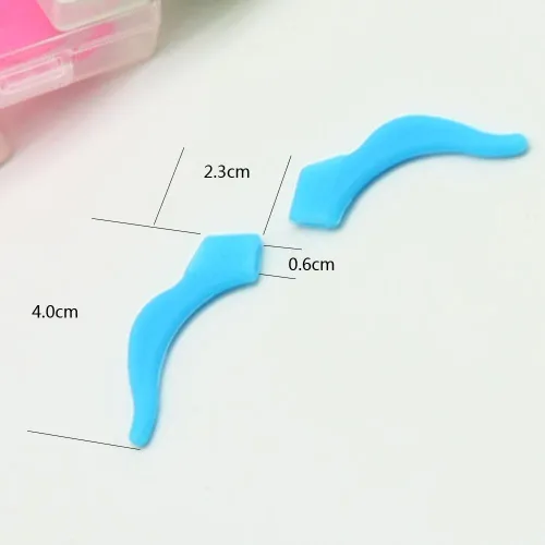 Vista 4 de 3 Sets Pack Kids Glasses Silicone Cord Ear Grips Children Eyeglasses Temple Locks with Head Band Strap Retainer