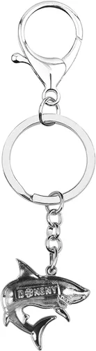 Vista 5 de DALANE - Llavero de aleación esmaltada con diseño de tiburón, llavero de pez, monedero de automóvil, joyería y regalos para mujeres y niñas