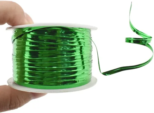 Vista 14 de HAHIYO 100 yardas/300 pies/91M Lazos de torsión de metal púrpura para pan, caramelo, café, bolsas de regalo, envoltorios de regalo, plástico, fiesta