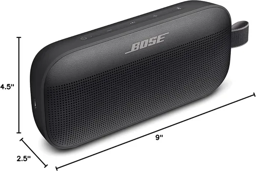 Vista 9 de Bose SoundLink Flex - Altavoz portátil Bluetooth inalámbrico, impermeable, para viajes al aire libre, color negro (renovado)