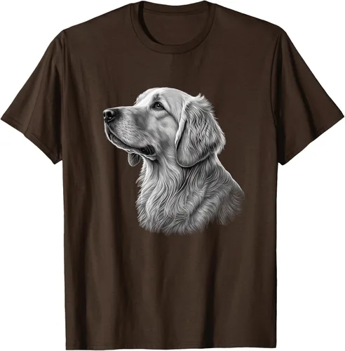 Vista 7 de Camiseta divertida Golden Retriever, Negro