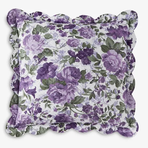 Vista 17 de BrylaneHome Almohada cuadrada Florence - Flor antigua