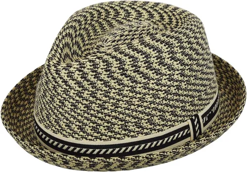 Vista 16 de Bailey of Hollywood Mannes - Sombrero trenzado Fedora Trilby para hombre Amphora