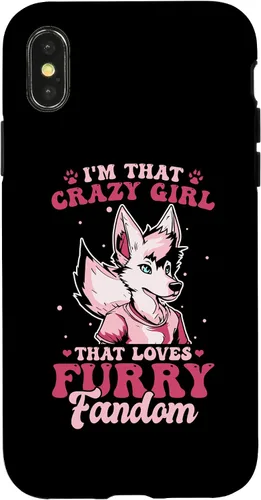 Vista 5 de Cosplay Crazy - Furries Fursona Furry Fandom Case for iPhone 17