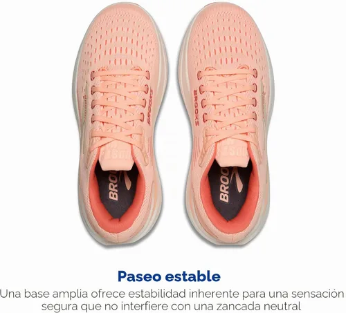 Vista 5 de Brooks Tenis de correr Ghost Max 3 para mujer Melocotón/Arena/Coco
