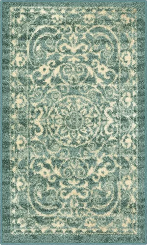 Vista 42 de Maples Rugs Pelham - Alfombra vintage para sala de estar y dormitorio [Hecha en EE.UU.]