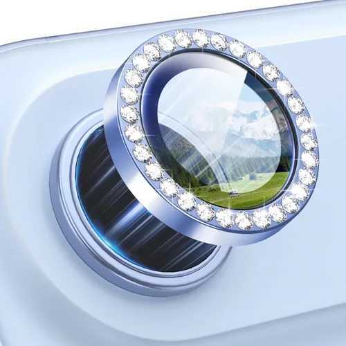 Vista 68 de Protector de lente de cámara para iPhone 15 Pro/iPhone 15 Pro Max, anillo de metal individual, dureza 9H, protector a prueba de arañazos, accesorios