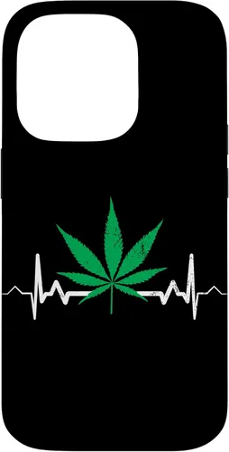 Vista 17 de Weed Heartbeat Pot Cannabis Leaf Marijuana 420 Stoner Gift Case for iPhone 17