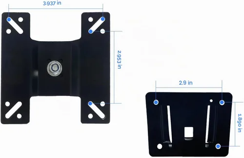 Vista 4 de VESA Monitor de montaje en pared PC PC TV pantalla 75 100 27 32 ajustable