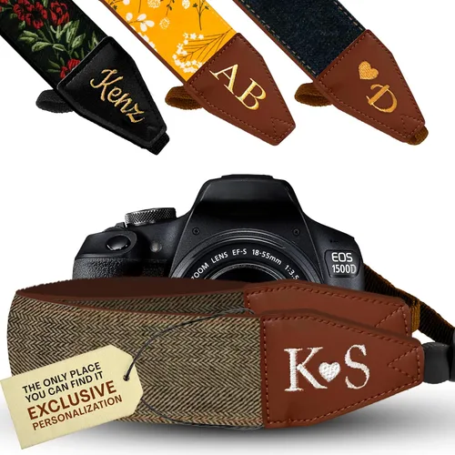 Vista 25 de Art Tribute Camera Strap for All DSLR and Mirrorless Cameras. Photographers Strap Neck, Shoulder & Crossbody Camera Strap