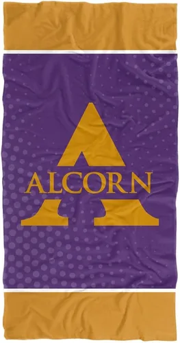 Vista 91 de LOGOVISION Manta Abilene Christian University, 30x60 Logo Dots CottonFront/PolyBackBeachTowel