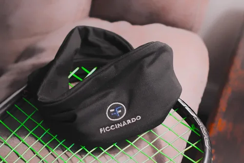Vista 3 de Banda deportiva de alta resistencia para hombres y mujeres, súper absorbente, diadema de 4 capas para suéteres pesados, sin goteo, tecnología