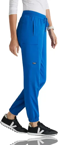 Vista 3 de BARCO Grey's Anatomy - Pantalones deportivos elásticos de elastano para mujer, cintura elástica, estilo yoga