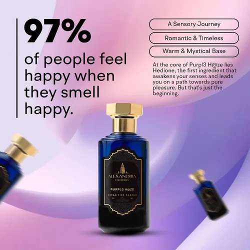 Vista 2 de Extracto de perfume Purpl3 H@ze 30ML por Alexandria FragrancesExtrait De Parfum, de larga duración, día o noche