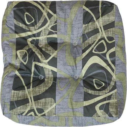 Vista 7 de Sunnydaze - Cojines cuadrados copetudos de 20 pulgadas para patio para interiores o exteriores, jazz moderno, seis juegos de almohadas de 2 piezas