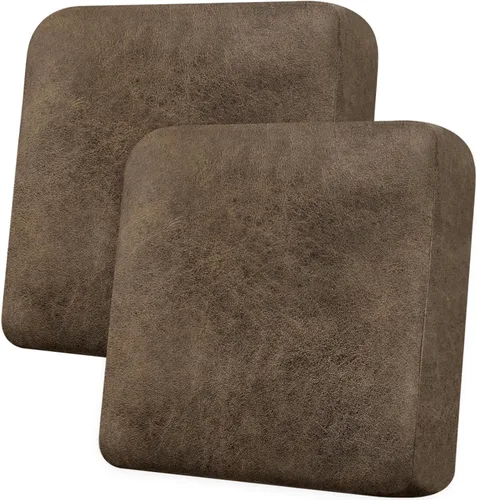 Vista 110 de Funda de cojín para sofá con aspecto de cuero, 1 unidad, elástica, para sala de estar, funda de cojín individual para sofá, protector de asiento