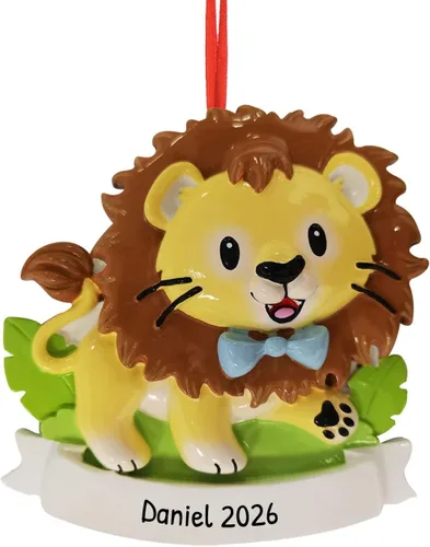 Vista 5 de Adornos personalizados para la primera Navidad del bebé 2024 – Adornos de Navidad personalizados para bebé niño, primera Navidad, adorno azul
