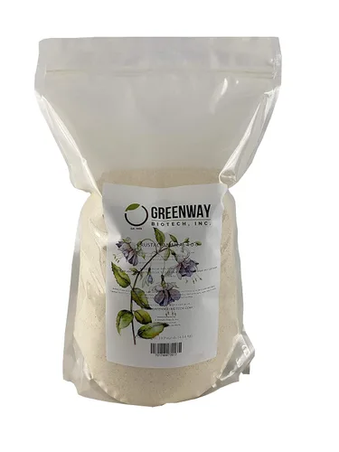 Vista 2 de Greenway Biotech, Inc. Fertilizante orgánico de comida de crustáceos 4-0-0 incluye 4% de nitrógeno, 12% de calcio y quitina de alto nivel, ideal