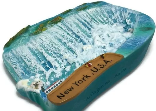 Vista 3 de WitnyStore Tiny Niagara Falls Nueva York, Estados Unidos de América Estados Unidos América del Norte Atracciones turísticas Resina Imán