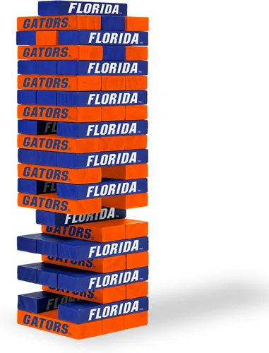 Vista 11 de Wild Sports NCAA Pro Football Tabletop Stackers Block Game for College Football Fan, Dorm Game, Tailgate