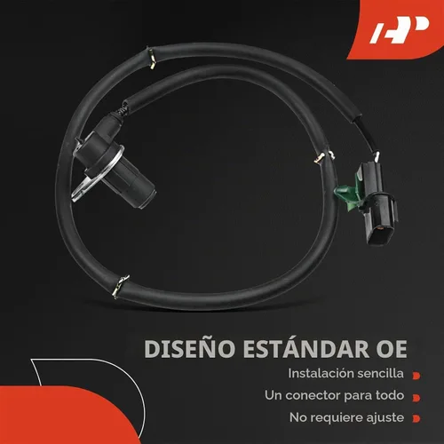 Vista 6 de Sensor de velocidad de rueda ABS trasero derecho A-Premium compatible con Mitsubishi