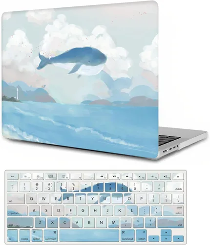 Vista 14 de Funda compatible con MacBook Pro de 13 pulgadas 2012 2011 2010 2009 2008 versión A1278, funda protectora de plástico duro y cubierta de teclado