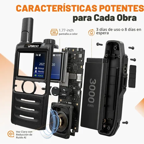 Vista 8 de Walkie Talkies gratis de por vida de rango ilimitado 4G LTE POC Radios