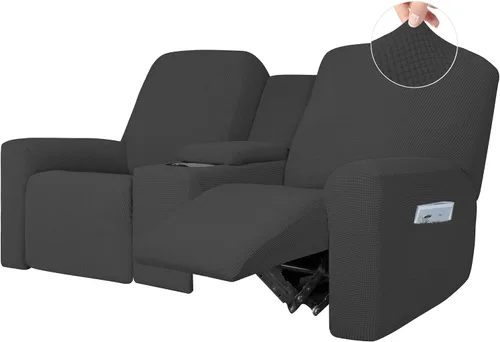 Vista 13 de Easy-Going - Sofá biplaza reclinable de 1 pieza con funda para consola central