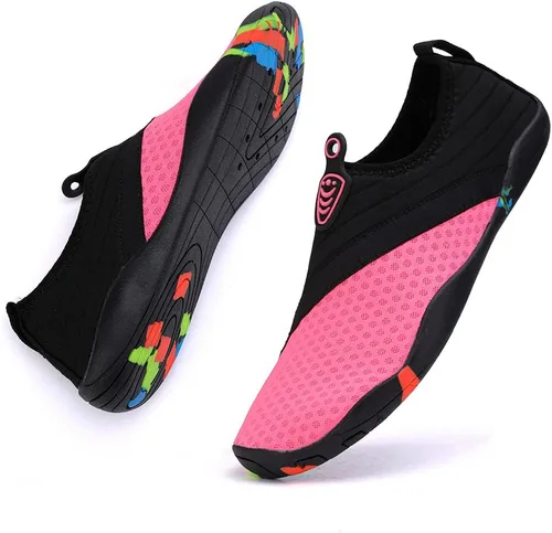 Vista 3 de Vsufim - Zapatos tipo calcetín de secado rápido para deportes acuáticos, natación, playa, piscina, surf, yoga, para mujeres y hombres